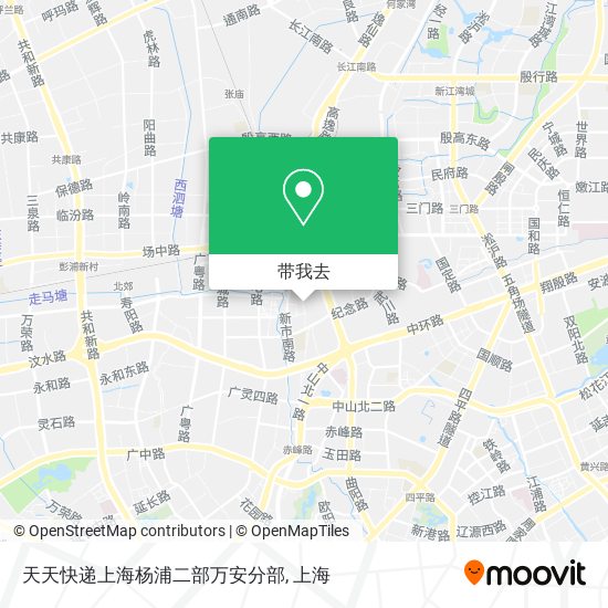 天天快递上海杨浦二部万安分部地图