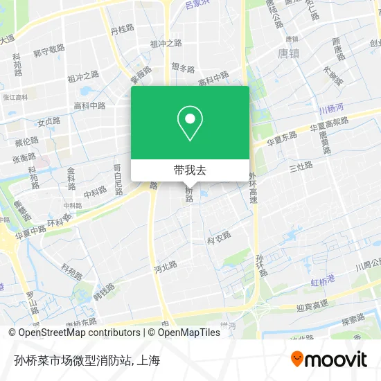 孙桥菜市场微型消防站地图