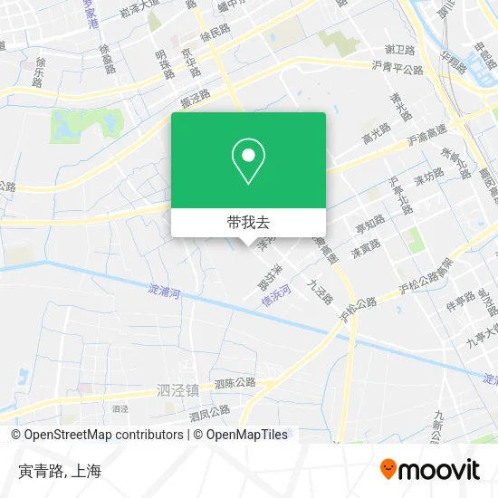 寅青路地图