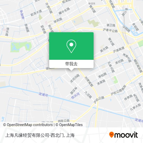 上海凡缘经贸有限公司-西北门地图