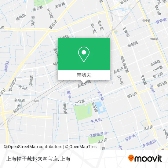 上海帽子戴起来淘宝店地图