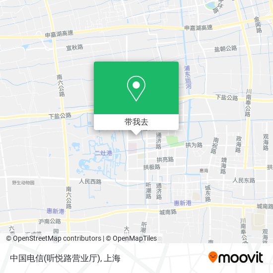 中国电信(听悦路营业厅)地图