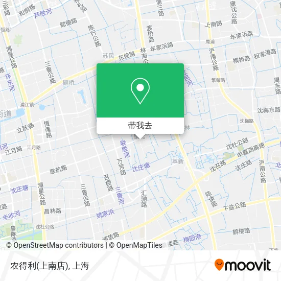 农得利(上南店)地图
