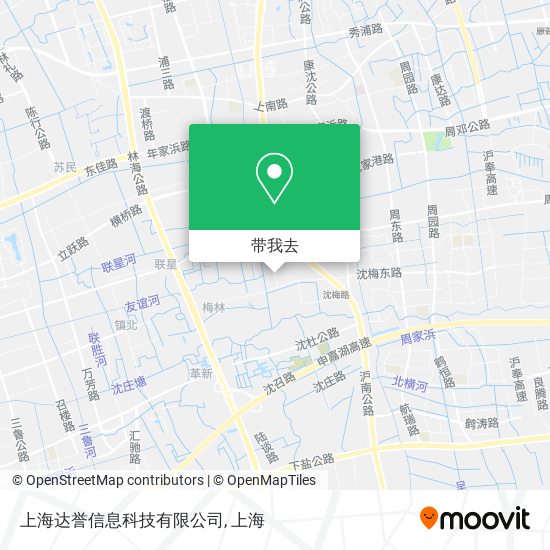 上海达誉信息科技有限公司地图