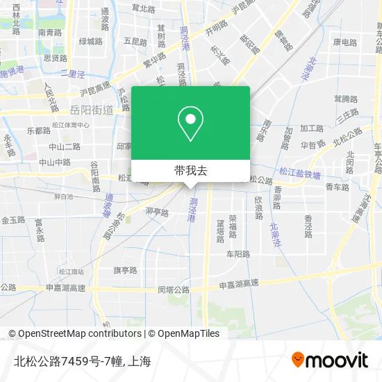 北松公路7459号-7幢地图