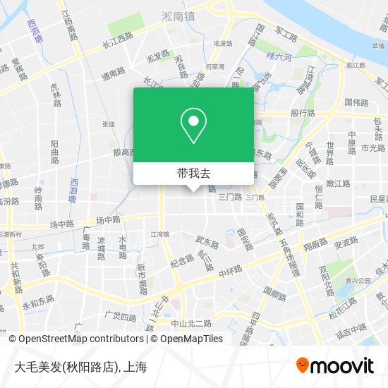 大毛美发(秋阳路店)地图