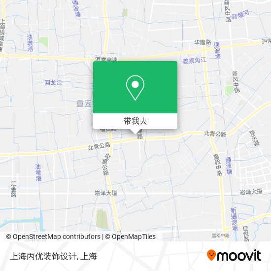 上海丙优装饰设计地图