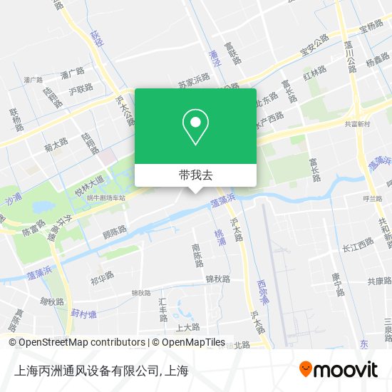 上海丙洲通风设备有限公司地图