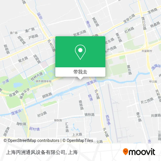 上海丙洲通风设备有限公司地图