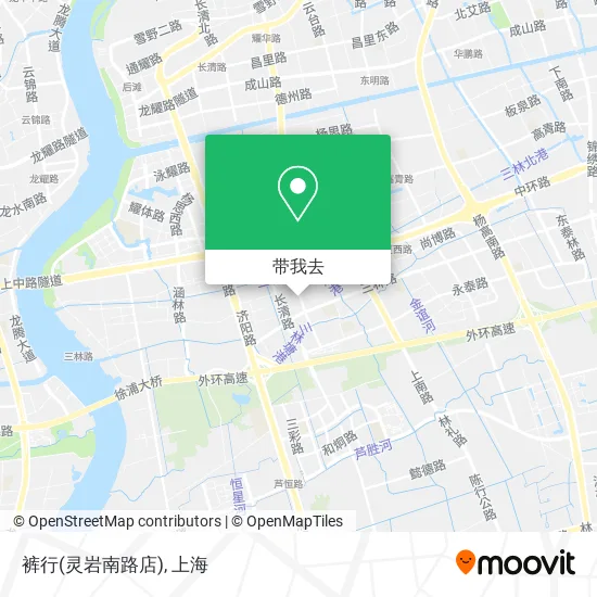 裤行(灵岩南路店)地图