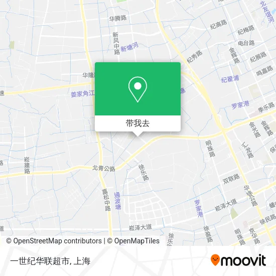一世纪华联超市地图