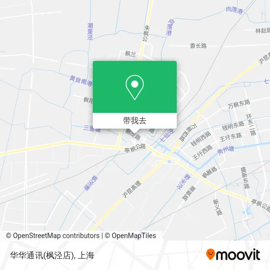华华通讯(枫泾店)地图