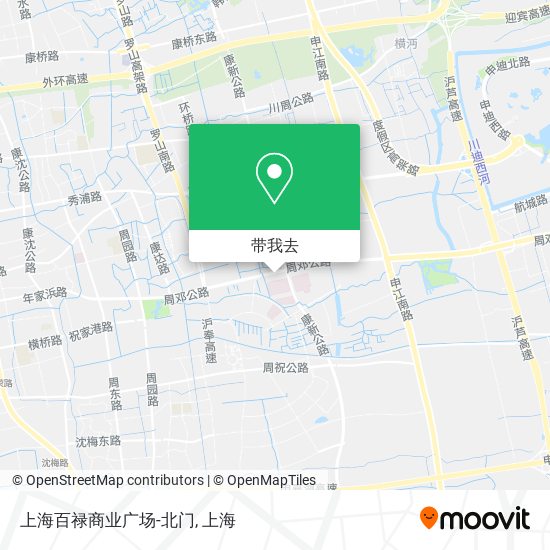 上海百禄商业广场-北门地图