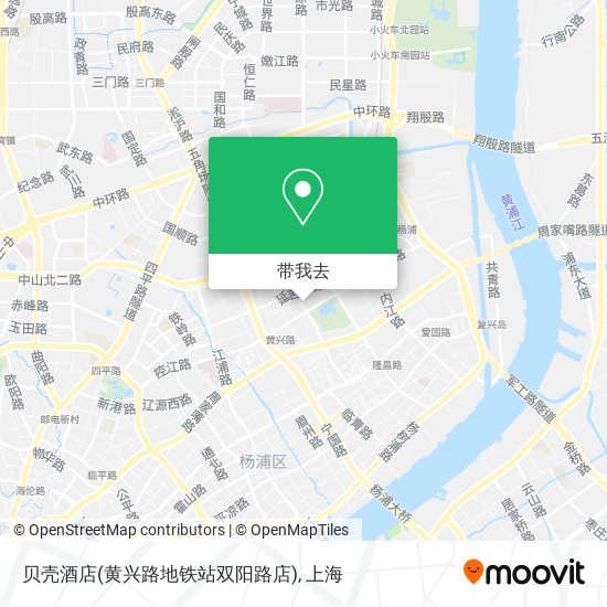 贝壳酒店(黄兴路地铁站双阳路店)地图