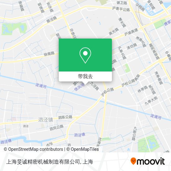 上海旻诚精密机械制造有限公司地图