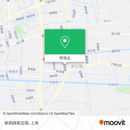 航鹤路航定路地图