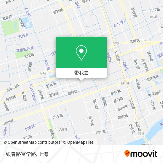 银春路富学路地图