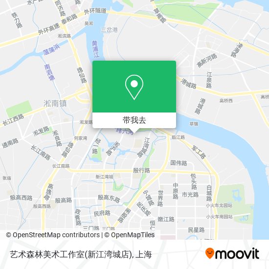 艺术森林美术工作室(新江湾城店)地图