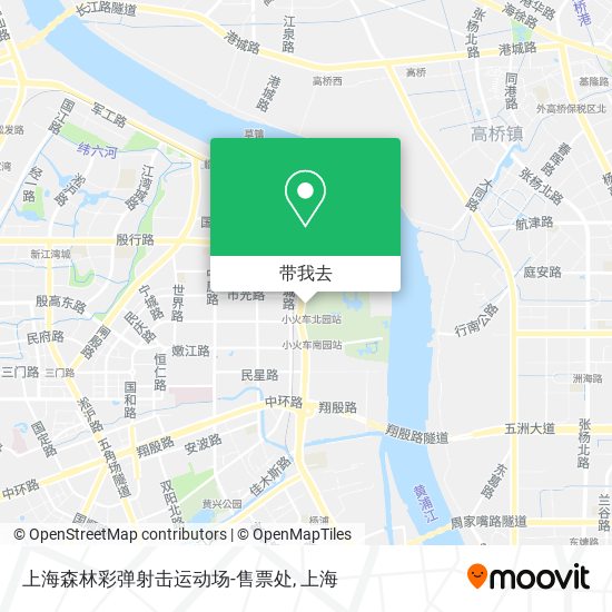 上海森林彩弹射击运动场-售票处地图