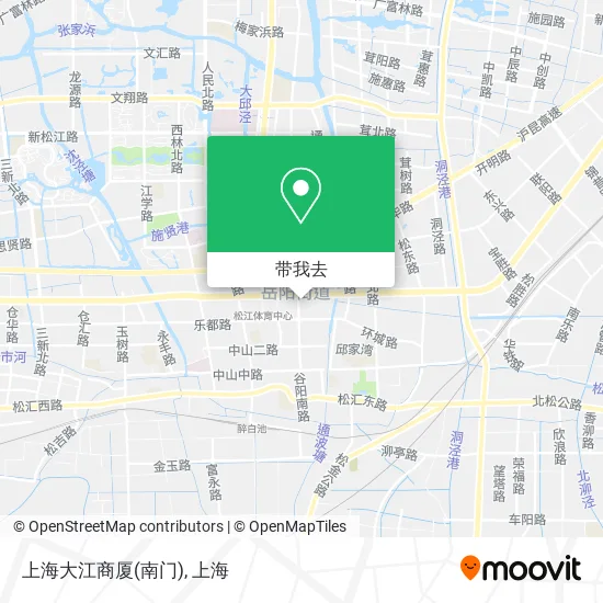 上海大江商厦(南门)地图