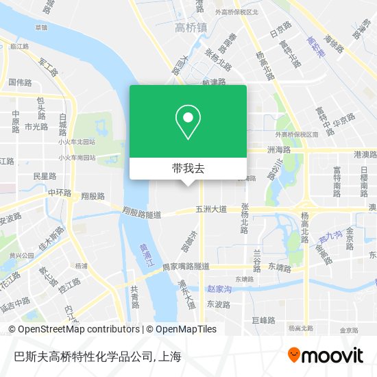 巴斯夫高桥特性化学品公司地图