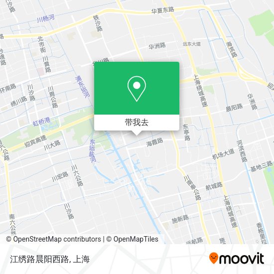 江绣路晨阳西路地图