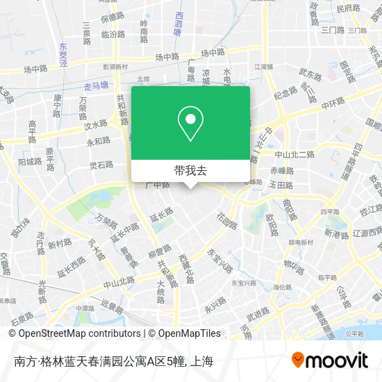 南方·格林蓝天春满园公寓A区5幢地图