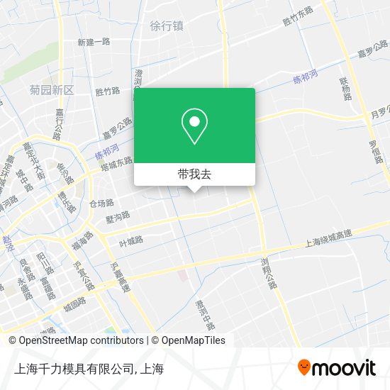 上海千力模具有限公司地图