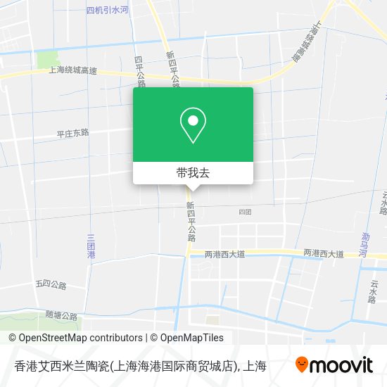 香港艾西米兰陶瓷(上海海港国际商贸城店)地图