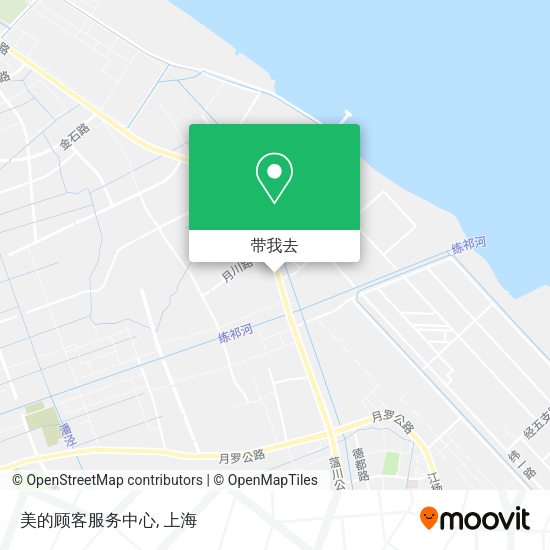 美的顾客服务中心地图