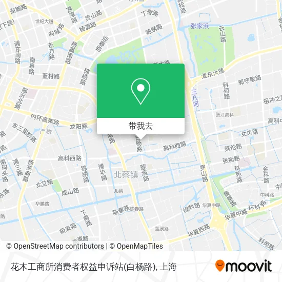 花木工商所消费者权益申诉站(白杨路)地图