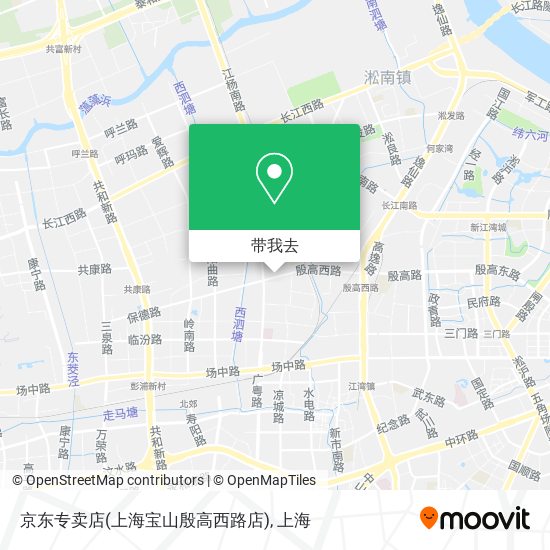 京东专卖店(上海宝山殷高西路店)地图