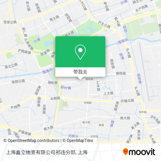 上海鑫立物资有限公司祁连分部地图