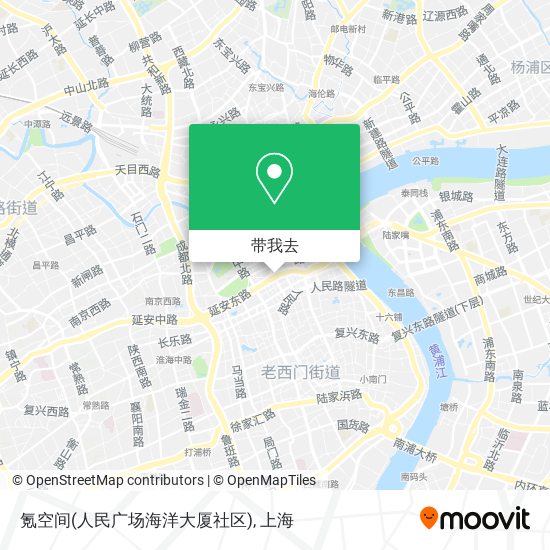 氪空间(人民广场海洋大厦社区)地图