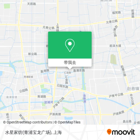 水星家纺(青浦宝龙广场)地图