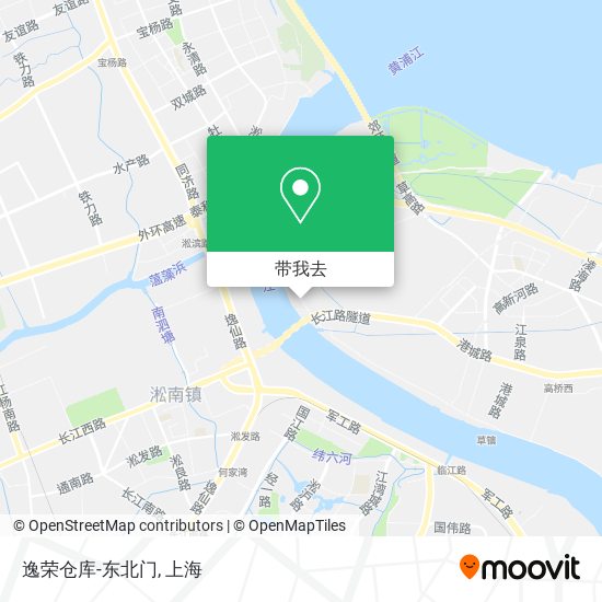 逸荣仓库-东北门地图