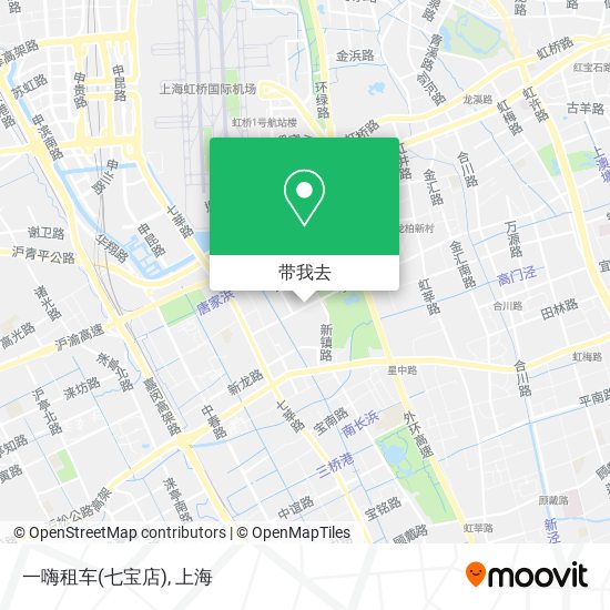 一嗨租车(七宝店)地图