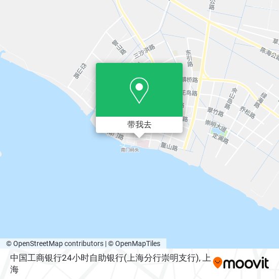 中国工商银行24小时自助银行(上海分行崇明支行)地图