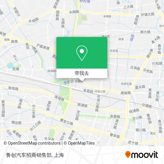 鲁创汽车招商销售部地图