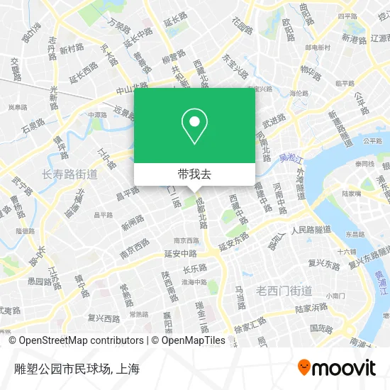 雕塑公园市民球场地图