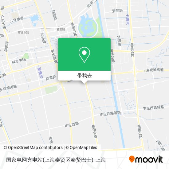 国家电网充电站(上海奉贤区奉贤巴士)地图