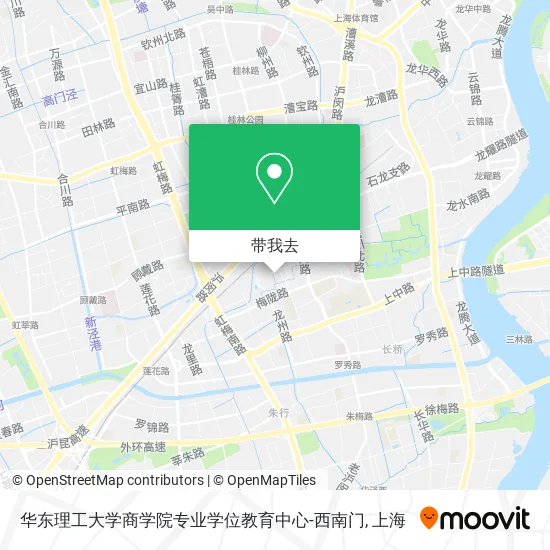 华东理工大学商学院专业学位教育中心-西南门地图