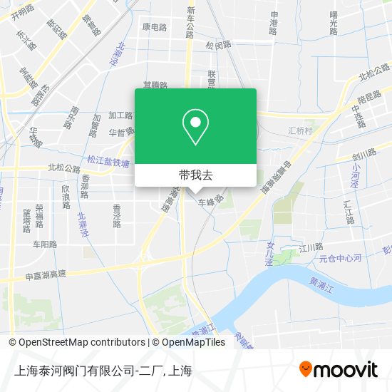 上海泰河阀门有限公司-二厂地图