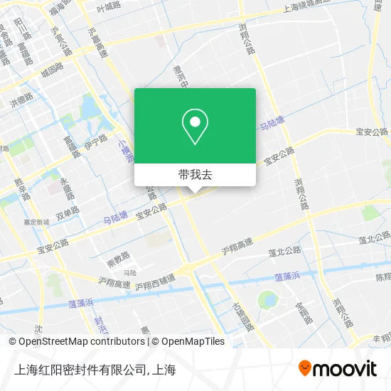 上海红阳密封件有限公司地图