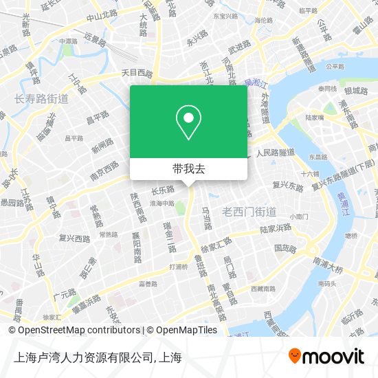 上海卢湾人力资源有限公司地图