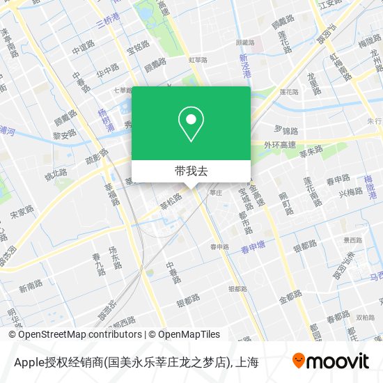 Apple授权经销商(国美永乐莘庄龙之梦店)地图