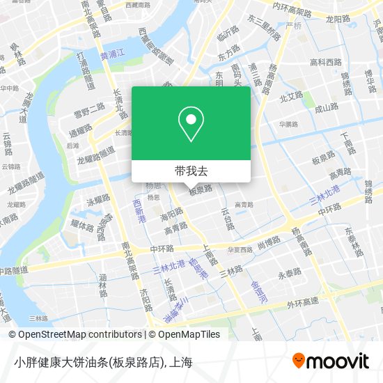 小胖健康大饼油条(板泉路店)地图