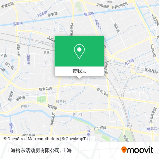 上海榕东活动房有限公司地图