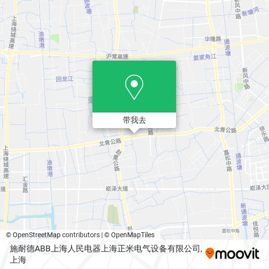 施耐德ABB上海人民电器上海正米电气设备有限公司地图