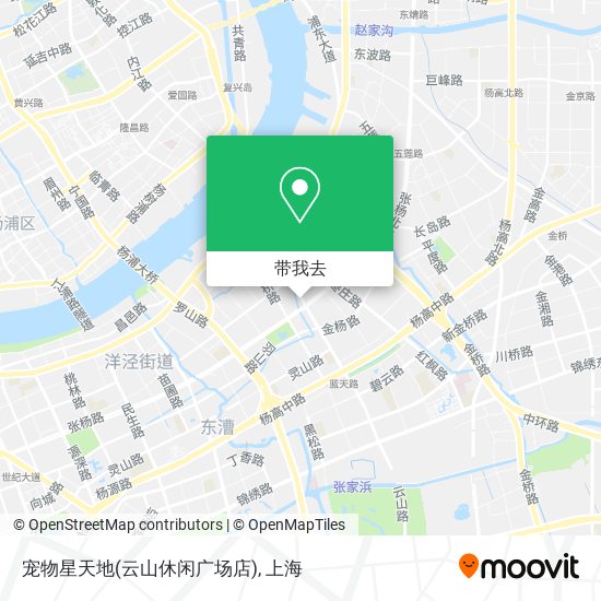 宠物星天地(云山休闲广场店)地图